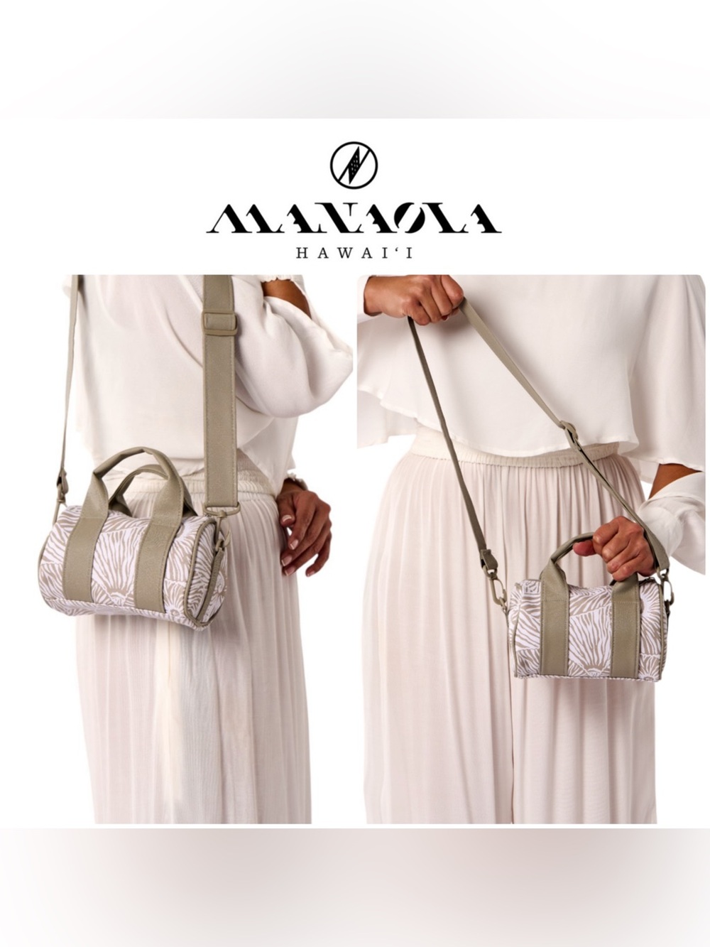 🆕 Manaola Hawaii Kinolau Collection • Baby Duffle • Crossbody Purse Bag